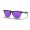 Oakley Frogskins Lite Sunglasses Matte Black Frame Prizm Violet Lens