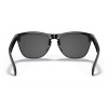 Oakley Frogskins Lite Sunglasses Polished Black Frame Prizm Black Lens