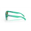 Oakley Frogskins Shift Collection Sunglasses Translucent Celeste Frame Prizm Violet Lens