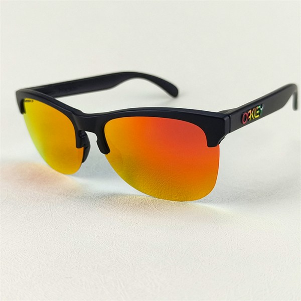 Oakley Frogskins Sunglasses Black Frame Prizm Ruby Lense