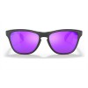 Oakley Frogskins Xs Youth Fit Sunglasses Matte Black Frame Prizm Prizm Violet Lens