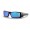Oakley Gascan Sunglasses Matte Black Frame Prizm Sapphire Polarized Lens