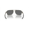 Oakley Gauge 6 Sunglasses Silver Frame Prizm Tungsten Lens