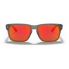 Oakley Holbrook Xs Youth Fit Sunglasses Matte Grey Ink Frame Prizm Ruby Lens