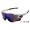 Oakley Jawbreaker Sunglasses white black frame deep blue lens