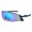 Oakley Kato Sunglasses Black Frame Purple Blue Lens