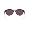 Oakley Latch Low Bridge Fit Borderline Sunglasses Matte Black Frame Prizm Grey Lens