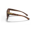 Oakley Low Key Sunglasses Matte Brown Tortoise Frame Prizm Tungsten Polarized Lens