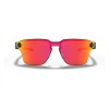 Oakley Lugplate Sunglasses Polished Black Frame Prizm Ruby Lens