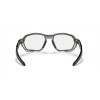Oakley Plazma Low Bridge Fit Sunglasses Gray Frame Clear To Black Iridium Photochromic Lens