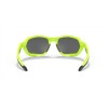 Oakley Plazma Low Bridge Fit Sunglasses Yellow Frame Prizm Black Lens