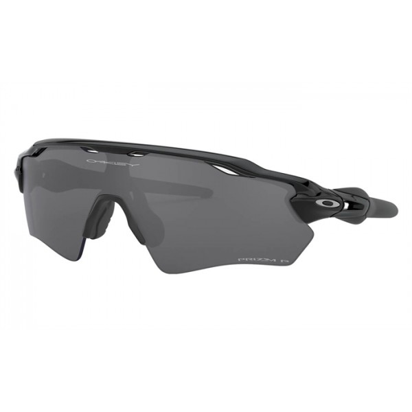 Oakley Radar Ev Xs Path Youth Fit Sunglasses Polished Black Frame Prizm Black Polarized Lens