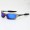 Oakley Splice Sunglasses Black Frame Polarized Dark Blue Lense