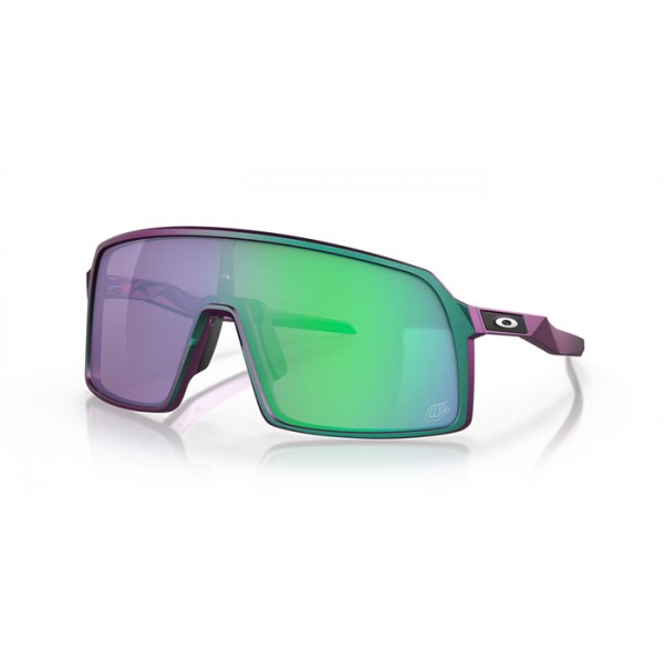 Oakley Sutro Troy Lee Designs Series Sunglasses Troy Lee Designs Matte Purple Green Shift Frame Prizm Jade Lens