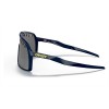 Oakley Sutro Vr46 Celebration Sunglasses Vr46 Navy Frame Prizm Black Lens