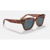 Ray Ban State Street Collection Online Exclusives RB2132 Sunglasses Blue Classic Havana On Transparent Beige