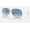 Ray Ban Aviator Full Color Legend RB3025 Sunglasses Light Blue Gradient Gold