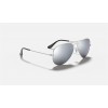 Ray Ban Aviator Mirror RB3025 Sunglasses Silver Polarized Flash Silver