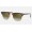 Ray Ban Clubmaster Flash Lenses Gradient RB3016 Sunglasses Gradient Flash + Tortoise Frame Green Gradient Flash Lens