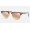Ray Ban Clubmaster Flash Lenses Gradient RB3016 Sunglasses Gradient Flash + Tortoise Frame Copper Gradient Flash Lens