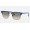 Ray Ban Clubmaster Marble RB3016 Sunglasses Gradient + Wrinkled Blue Frame Light Grey Gradient Lens