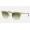 Ray Ban Clubmaster Metal @Collection RB3716 Sunglasses Gradient + Gold Frame Green Gradient Lens