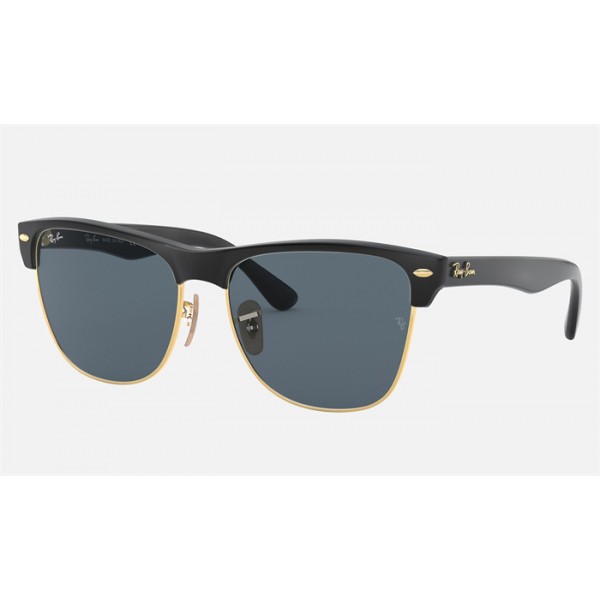 Ray Ban Clubmaster Oversized Collection RB3016 Sunglasses Grey Classic Black