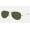 Ray Ban Cockpit RB3362 Sunglasses Green Classic G-15 Gold