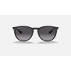 Ray Ban Erika Classic Low Bridge Fit RB4171 Sunglasses + Black Frame Grey Lens