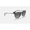 Ray Ban Erika Color Mix Low Bridge Fit RB4171 Sunglasses Polarized + Black Frame Grey Lens