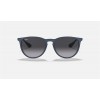 Ray Ban Erika Color Mix RB4171 Sunglasses + Blue Frame Grey Lens