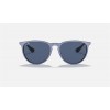 Ray Ban Erika Color Mix RB4171 Sunglasses Classic + Gunmetal Frame Dark Blue Classic Lens