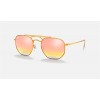 Ray Ban Marshal RB3648 Sunglasses Bronze-Copper Frame Pink Gradient Lens
