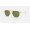 Ray Ban Marshal RB3648 Sunglasses Gold Frame Light Green Classic Lens