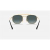 Ray Ban Marshal RB3648 Sunglasses Tortoise Frame Blue Gradient Lens