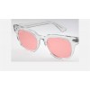 Ray Ban Meteor Washed Evolve RB2168 Sunglasses Pink Photochromic Evolve Transparent