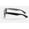Ray Ban New Wayfarer Color Mix Low Bridge Fit RB2132 Sunglasses Classic G-15 + Transparent Frame Green Classic G-15 Lens
