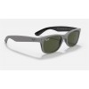 Ray Ban New Wayfarer Color Mix RB2132 Sunglasses Classic G-15 + Grey Frame Green Classic G-15 Lens