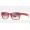 Ray Ban New Wayfarer Color Splash RB2132 Sunglasses Gradient + Red Frame Light Black Lens