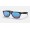Ray Ban New Wayfarer Flash Low Bridge Fit RB2132 Sunglasses Flash + Black Frame Blue Flash Lens
