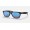 Ray Ban New Wayfarer Flash RB2132 Sunglasses Black Frame Blue Flash Lens