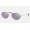 Ray Ban Oval Flat Lenses RB3547N Sunglasses Gold Frame Lilac Lens