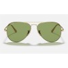 Ray Ban RB3689 Sunglasses Polarized Classic G-15 Gold