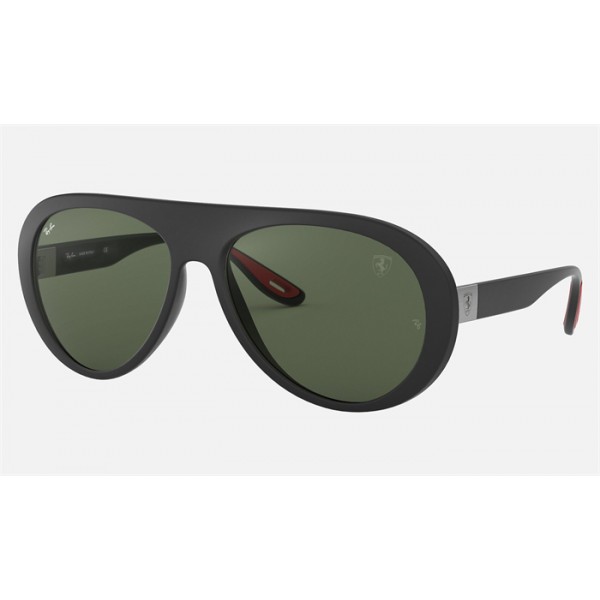 Ray Ban RB4310 Scuderia Ferrari Collection Sunglasses Green Classic Black