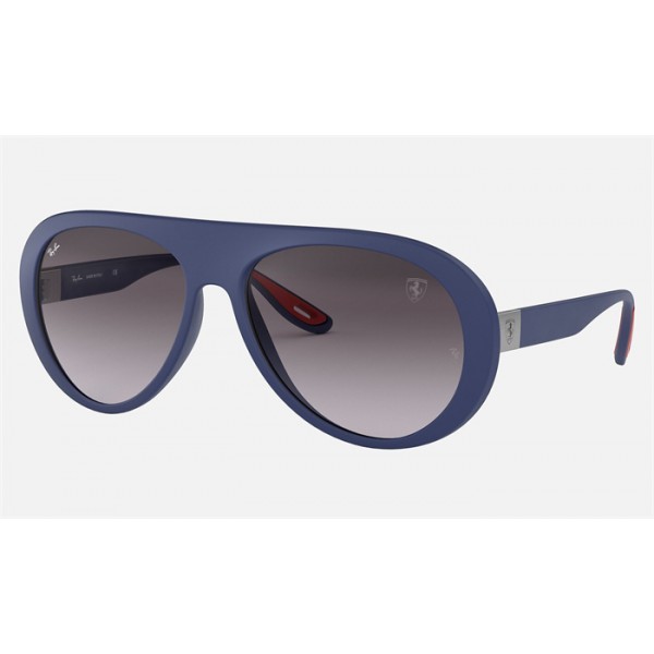 Ray Ban RB4310 Scuderia Ferrari Collection Sunglasses Grey Blue