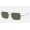 Ray Ban Rectangle RB1969 Sunglasses Green Classic G-15 Silver
