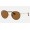 Ray Ban Round Craft RB3475 Sunglasses Classic B-15 + Brown Frame Brown Classic B-15 Lens