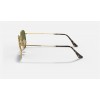 Ray Ban Round Hexagonal Flat Lenses RB3548 Sunglasses Mirror + Gold Frame Lilac Mirrror Lens