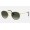 Ray Ban Round Metal @Collection RB3447 Sunglasses Gradient + Gold Frame Grey Gradient Lens