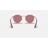 Ray Ban Round Metal Collection RB3447 Sunglasses Violet Classic Bronze-Copper